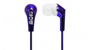 Moki Metallics Earphone - Blue