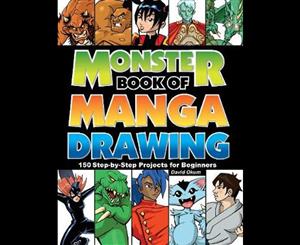 Monster Book of Manga Drawing  150 Step-by-Step Projects for Beginners