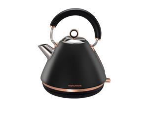 Morphy Richards Accents Rose Gold Kettle Black