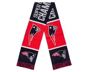 NFL Superbowl Champions LIII Scarf - New England Patriots - Multi