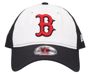 New Era Boston Red Sox Twill 9TWENTY Baseball Cap - White/Blue