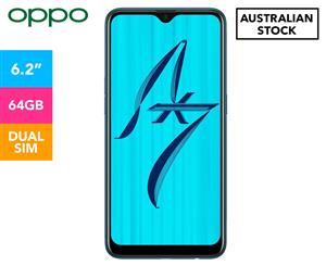 OPPO 64GB AX7 Dual SIM Smartphone AU Stock Unlocked - Glaze Blue