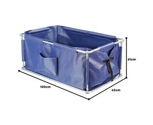 Portable Pet Bath Tub Folding Dog Wash Swimming Pool Animal