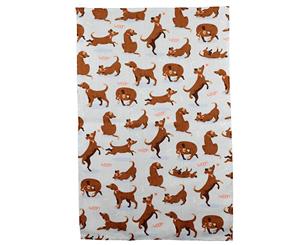 Puckator Catch Patch Dog Tea Towel