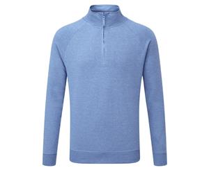 Russell Mens Hd 1/4 Zip Sweatshirt (Blue Marl) - RW5503