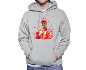 Sebastian Vettel Pole Position Victory Canadian GP Men's Hooded Sweatshirt - Heather Grey