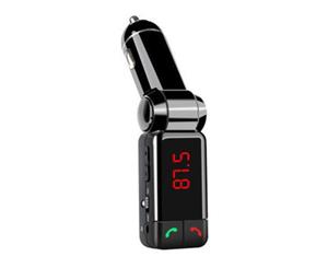 Sensai 4-in-1 Bluetooth Car Kit FM Transmitter Drive n Talk Hands Free Dual Port