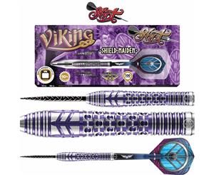 Shot - Viking Shield-Maiden Darts - Steel Tip - 90% Tungsten - 22g 23g 24g 25g 27g