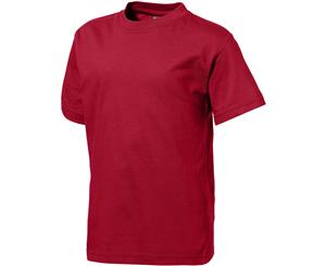 Slazenger Childrens/Kids Ace Short Sleeve T-Shirt (Dark Red) - PF1803