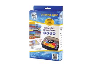 Space Bag Vacuum Storage Bag Travel Pack of 2