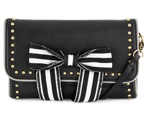 Spencer & Rutherford Maude Leather Wristlet Clutch - Peekaboo