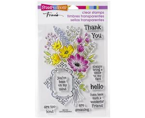 Stampendous Perfectly Clear Stamps - Floral Frame