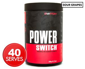 Switch Power Switch Pre-Workout Sour Grape 260g