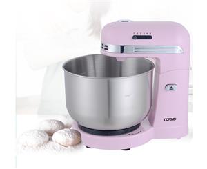 TODO 350W 5 Speed Electric Stand Mixer W/ 3.5L Stainless Steel Bowl Retro Pink T-Sm780