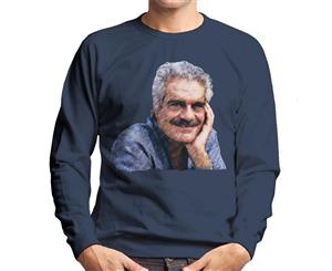 TV Times Actor Omar Sharif 1988 Men's Sweatshirt - Navy Blue