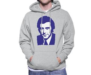 TV Times Presenter Terry Wogan 1972 Men's Hooded Sweatshirt - Heather Grey