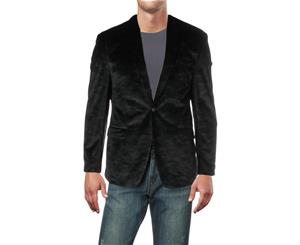 Tallia Mens Slim Fit Camouflage One-Button Blazer