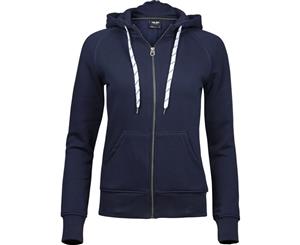 Tee Jays Womens/Ladies Fashion Zip Hoodie (Navy) - PC3547