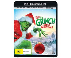 The Grinch 4K Ultra HD Blu-ray Digital Download UHD Region B