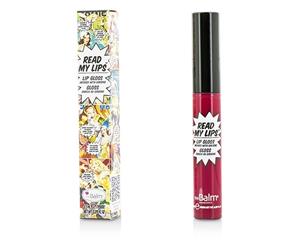 TheBalm Read My Lips (Lip Gloss Infused With Ginseng) #Hubba Hubba! 6.5ml/0.219oz