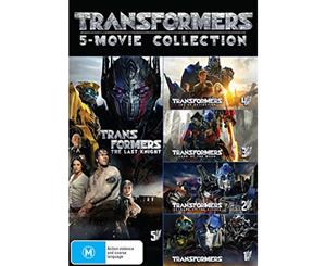 Transformers 5 Movie Collection DVD Region 4