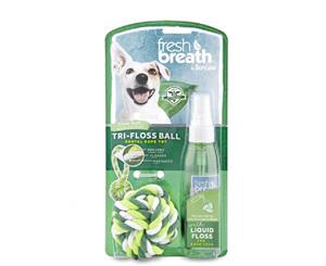 TropiClean Fresh Breath Liquid Floss Dental Rope