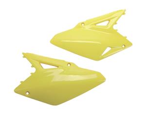 UFO Plastic SIDE PANELS Suzuki Motor Bike RMZ450 2008-2017 Model YELLOW