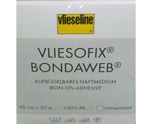 Vilene Vliesofix Bondaweb Double Sided Web Adhesive Paperback 45cm FULL 30m Roll