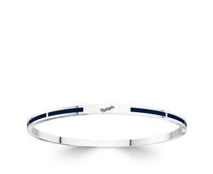 Washington Nationals Bangle Bracelet For Women In Sterling Silver Design by BIXLER - Sterling Silver