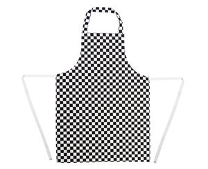 Whites Bib Apron Black & White Check