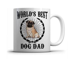 World's Best Dog Dad (Pug) Mug