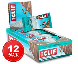 12 x Clif Bar Cool Mint Chocolate 68g