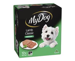 12 x My Dog Lamb Classic Trays 100g