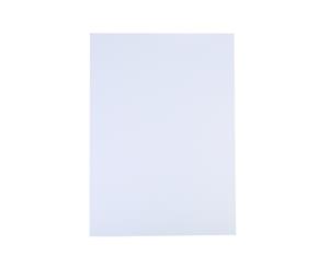 20pce White Metallic Certificate / Invitation Card Paper 250gsm A4 Acid Free - White Metallic