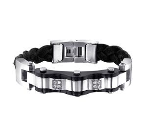 21 CM Tag Stainless Steel Mens Bracelet