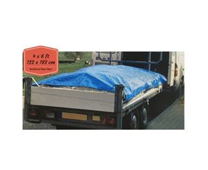 6 x 8 Ft Tarpaulin Tarp Camping Poly Cover 183x244