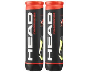 8pc Head Championship Tennis Balls Tube/Can/Case f/ Tournament/Club/Training