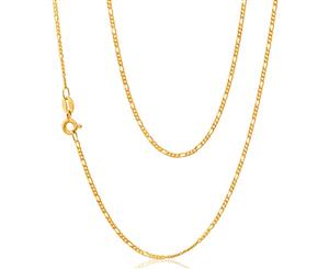 9ct Yellow Gold Figaro 13 70cm Chain 40Gauge