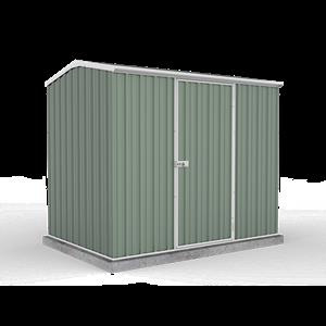 Absco Sheds 2.26 x 1.52 x 1.95m Economy Single Door Shed - Pale Eucalypt