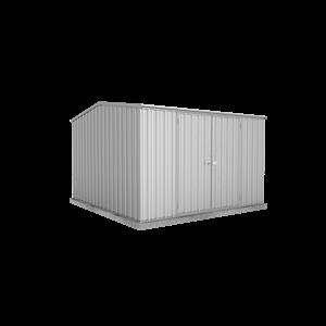 Absco Sheds 3 x 3 x 2.06m Zinc Economy Double Door Shed