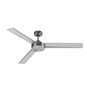 Arlec Denver ABS 3 Blade 130cm Ceiling Fan With Silver Finish Blades