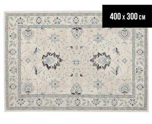 Arya Beauty Classic Zara 400x300cm Rug - Bone