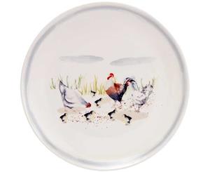 Ashdene Country Chickens Cake Plate 27cm