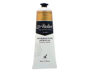 Atelier Interactive Acrylic Paint 80ml S4 - Rich Gold