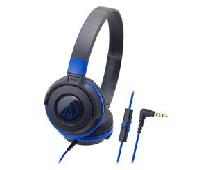 Audio-Technica ATH-S100IS Street DJ Headphones in Blue