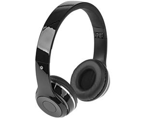 Avenue Cadence Foldable Bluetooth Headphones With Case (Solid Black) - PF873