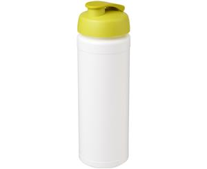 Baseline Plus 750Ml Flip Lid Sport Bottle With Grip (White/Lime Green) - PF2823