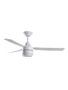 Bayside Calypso 122cm 3 Blade Fan and Light in White