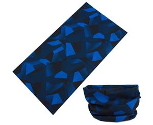 Blue Cubes Face Shield Fishing Headwear Bandana UV Durage Neck Scarf