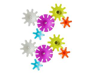 Boon 10pc Cogs Building Gears Bath Time Floating/Suction Toys for Baby/Kids Play